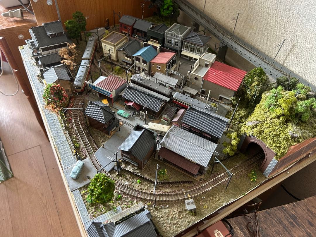 【セール】昭和の鉄道模型ジオラマ　パワーパック+車両付