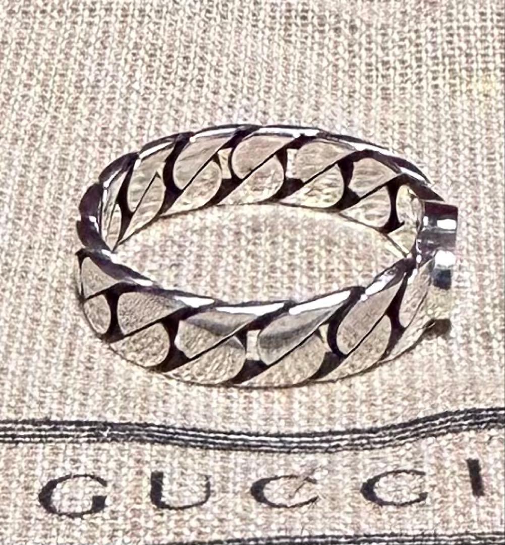新品 GUCCI インターロッキングG シルバー925 リング 指輪 25号