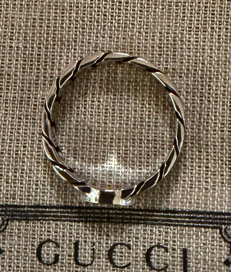 新品 GUCCI インターロッキングG シルバー925 リング 指輪 25号