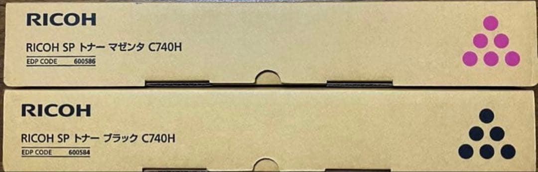 RICOH SPトナー C740H マゼンダ　ブラック