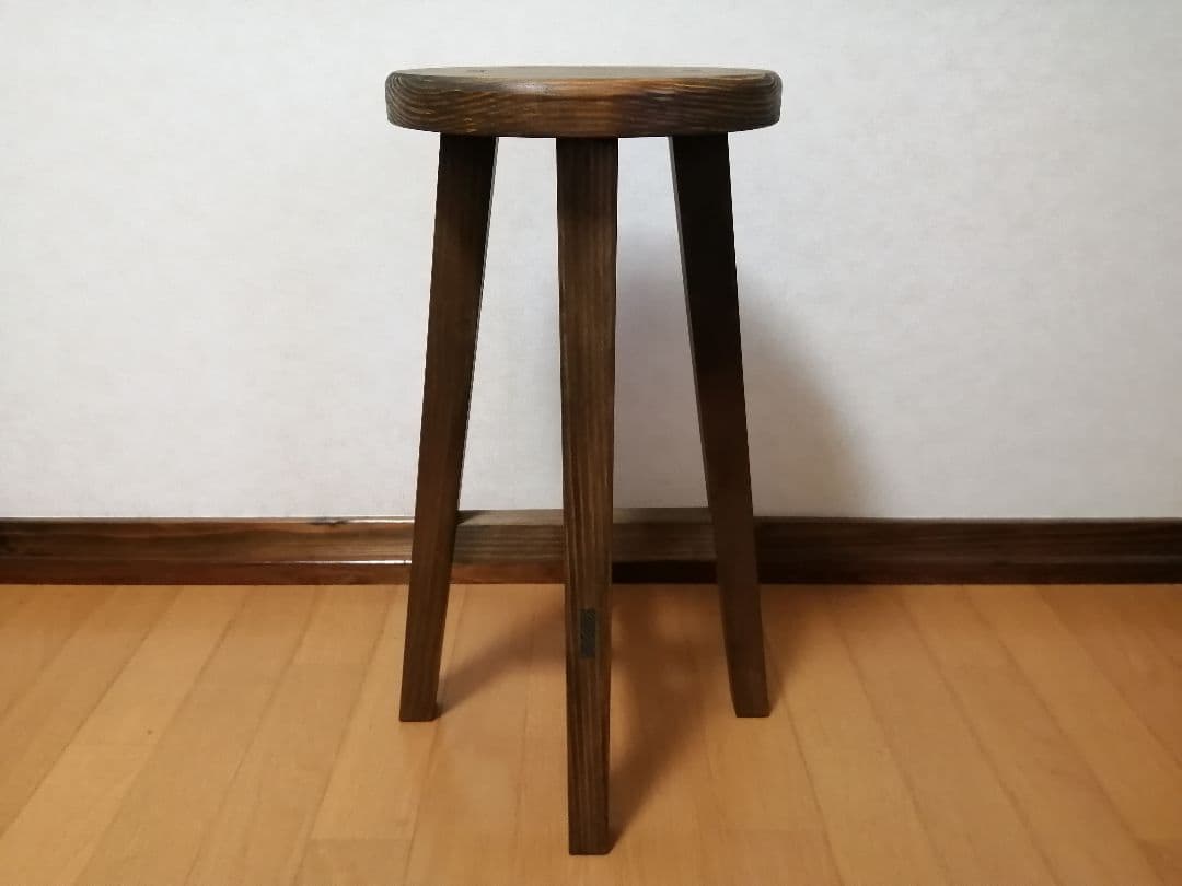 専用出品　木製スツール　高さ52cm,65cm２脚セット　丸椅子　stool