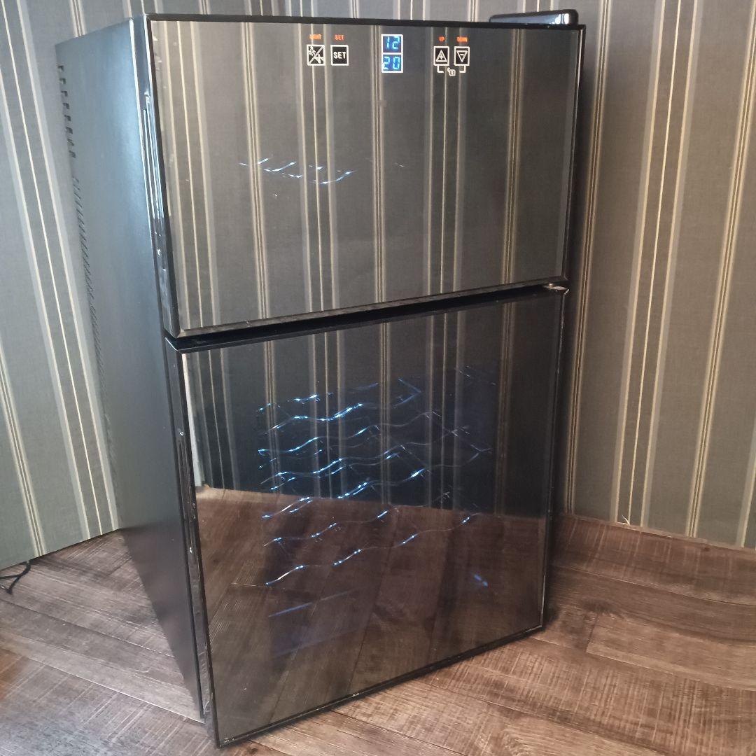 SIS 2ドア ワインセラー ワインクーラー 24本収納