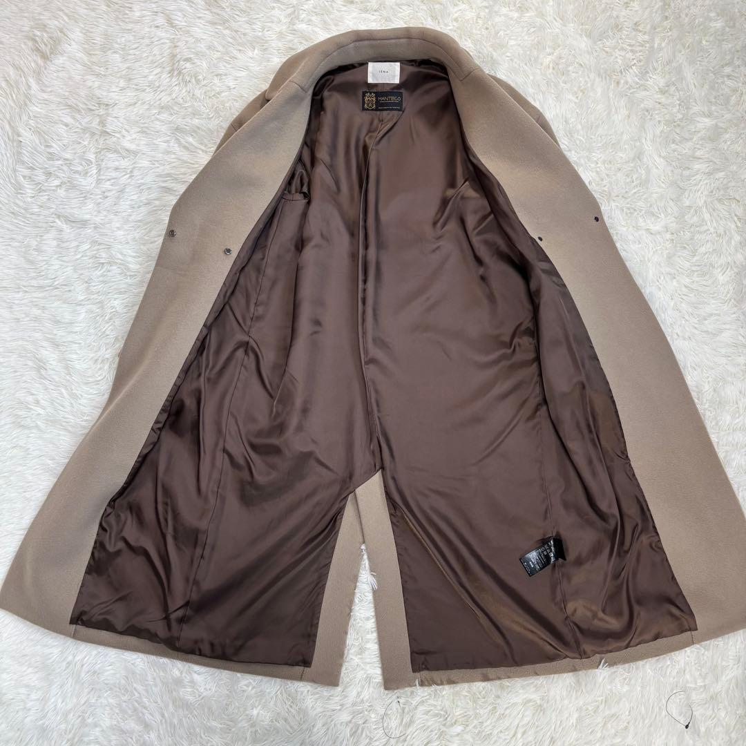 【美品✨】IENA MANTECO チェスターコート ロング モカベージュ S