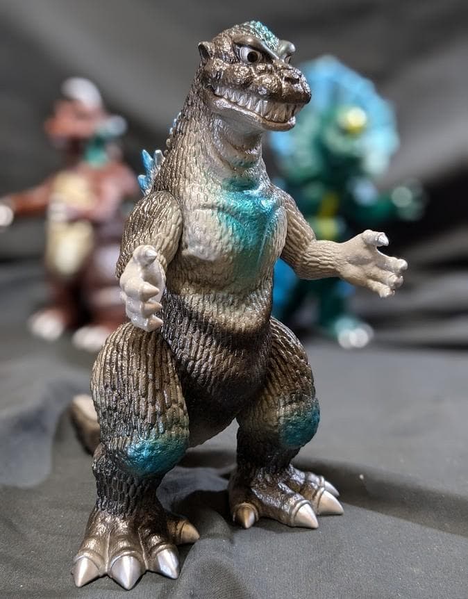 初ゴジラ＆ゴメス＆ジラース（やまなや怪獣郷）ソフビフィギュア３体セット