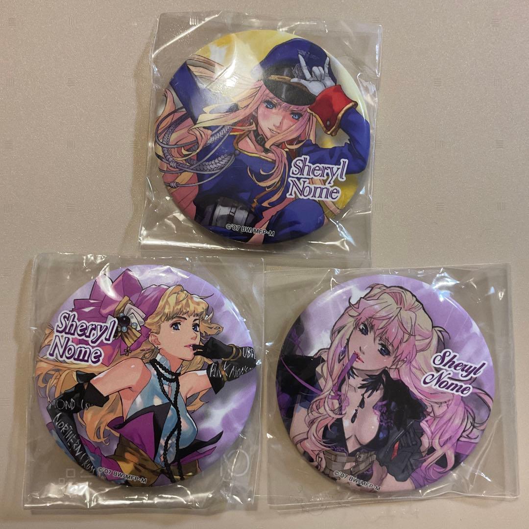 ま*め様 マクロスF シェリル 缶バッジ マクロスクロスオーバーライブ