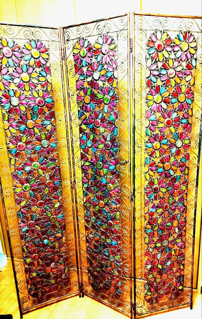 アイアンフレーム ビーズパーテーション