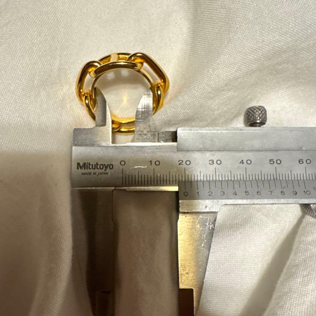 HERMES シェーヌダンクル スカーフリング シルバー エルメス 箱なし