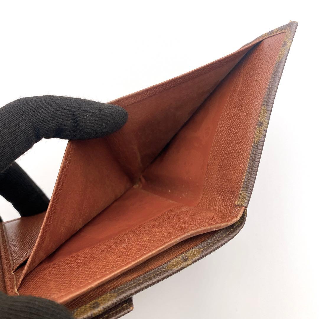 【美品】ルイヴィトン モノグラム ポルトモネビエ カルトクレディ 三つ折り財布
