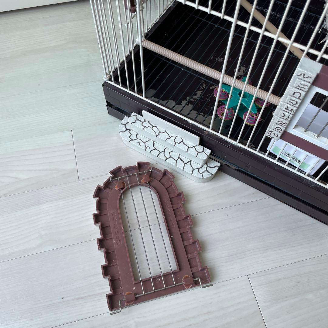 インコ　ケージ　鳥かご　輸入品　小鳥　オカメインコ　中型インコ　小型　hoei