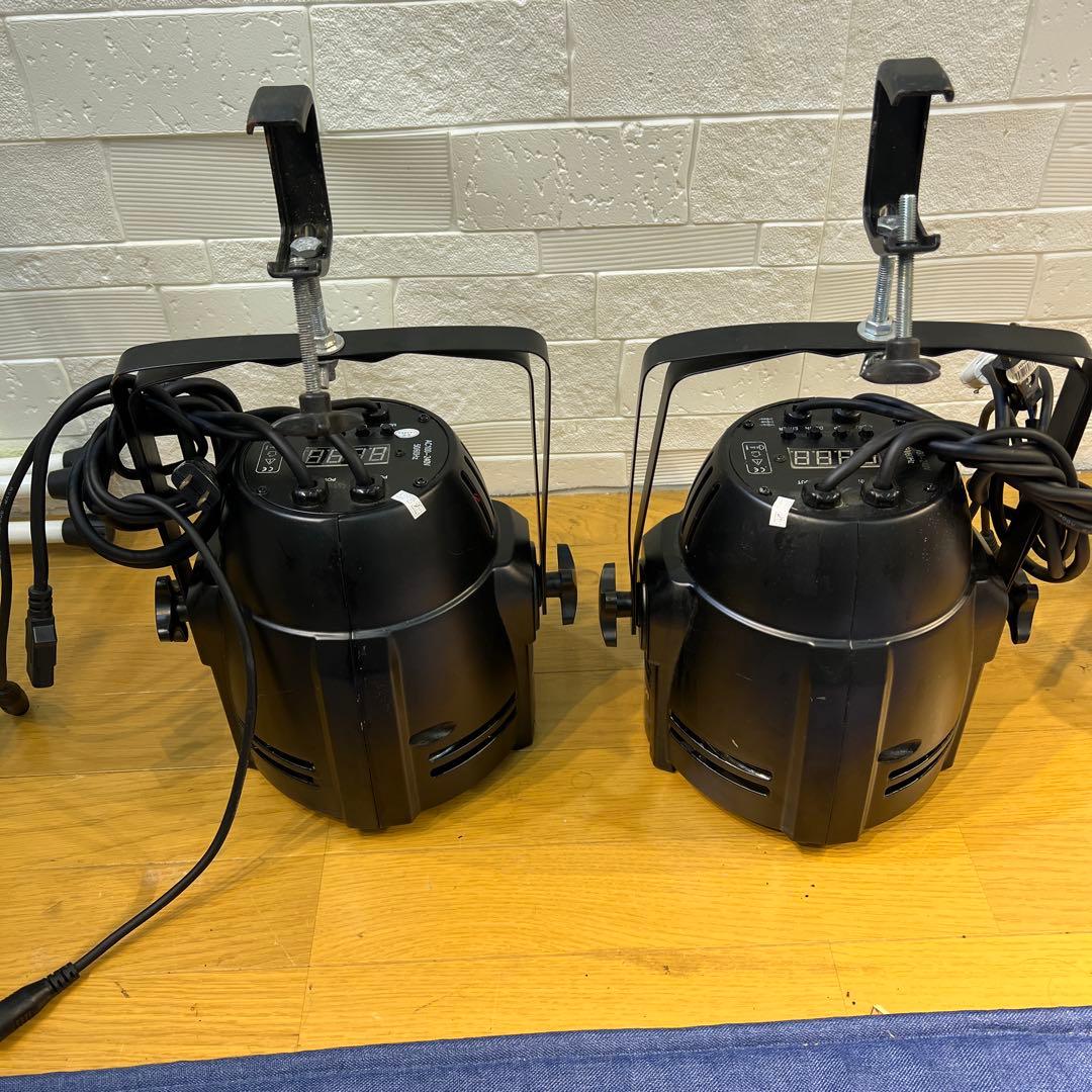 COBパーライト　クランプ付き　2台　DMX照明