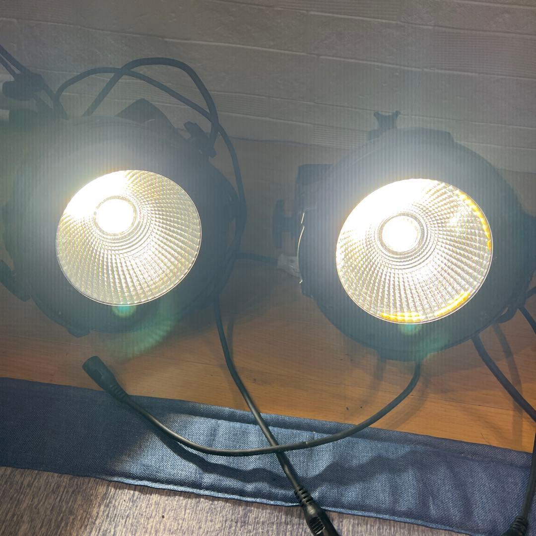 COBパーライト　クランプ付き　2台　DMX照明