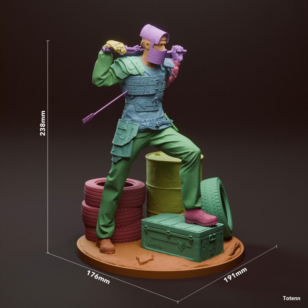 1/8　未塗装 未組立　【 サバイバー RUST 】フィギュア　ガレージキット