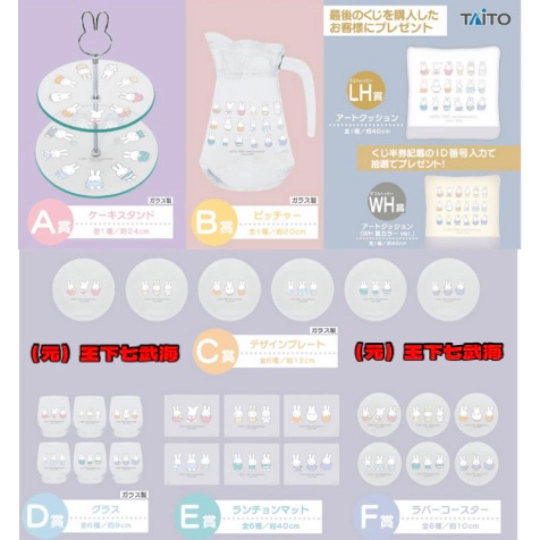 タイトーくじ ミッフィー Anniversary party 1ロット