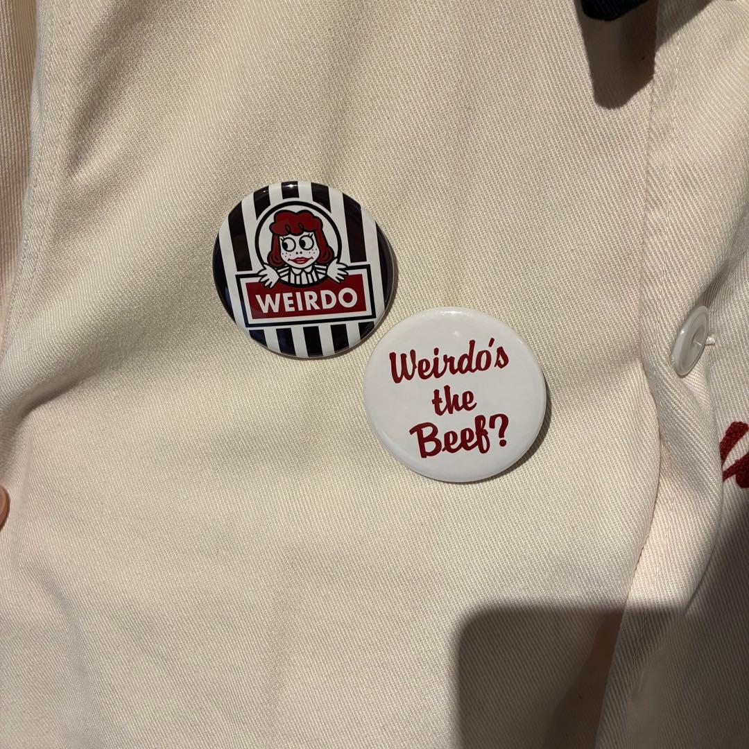 WEIRDO アイボリー コットン ショップコート M WRD19SS04