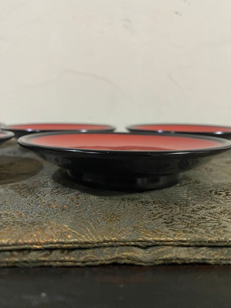 輪島塗り　銘々皿　懐石道具　茶道具