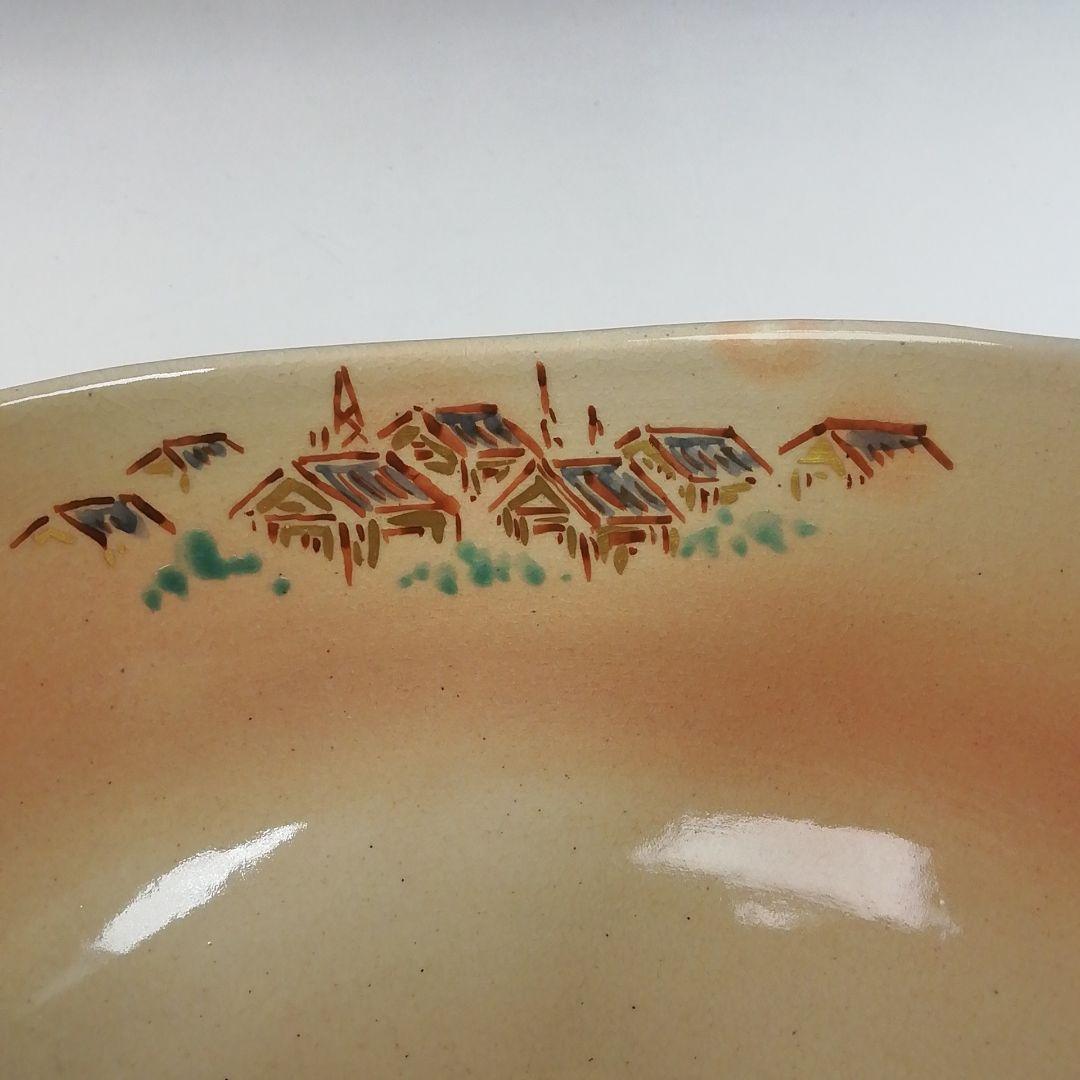 Ｔ４８６　茶碗　『乾山　町吉祥文』『加藤松香 造』　共箱　抹茶碗　茶道具