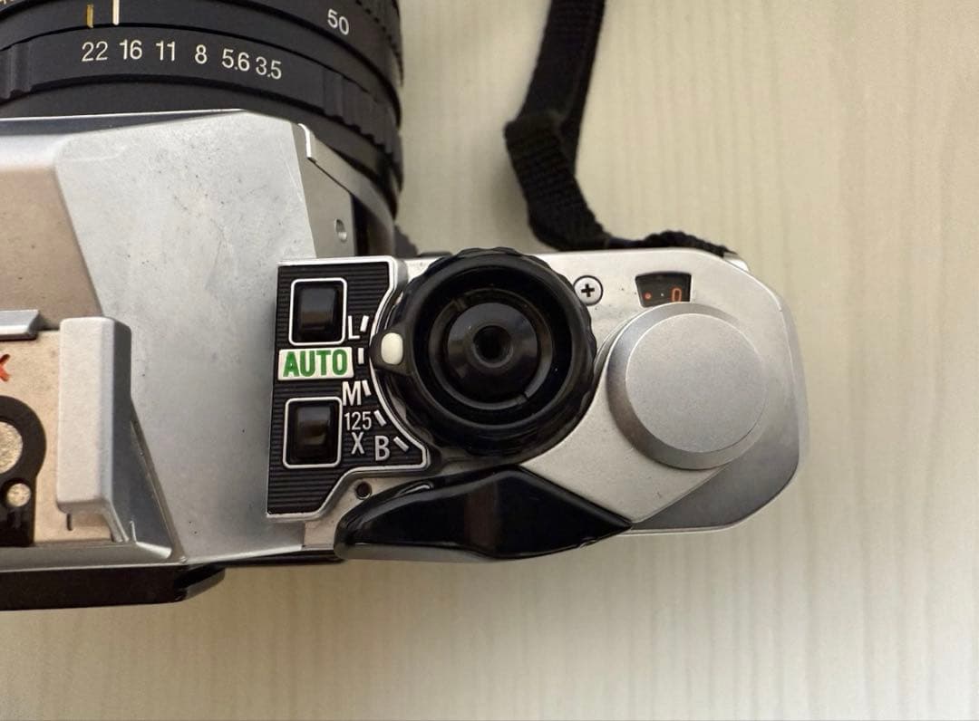 【美品】PENTAX ME-F フィルム一眼レフカメラ レンズ付