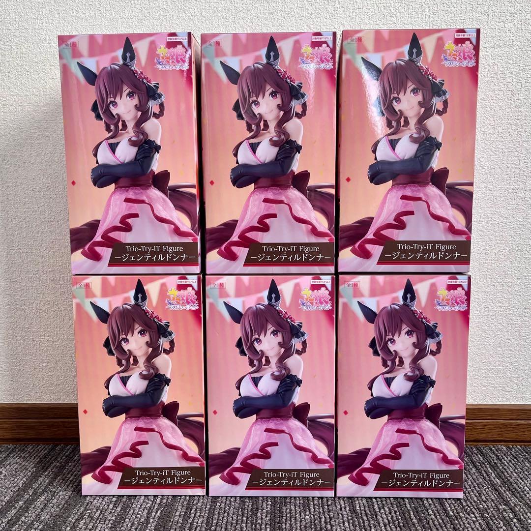 【6個セット】ウマ娘 フィギュア Trio-Try-It ジェンティルドンナ