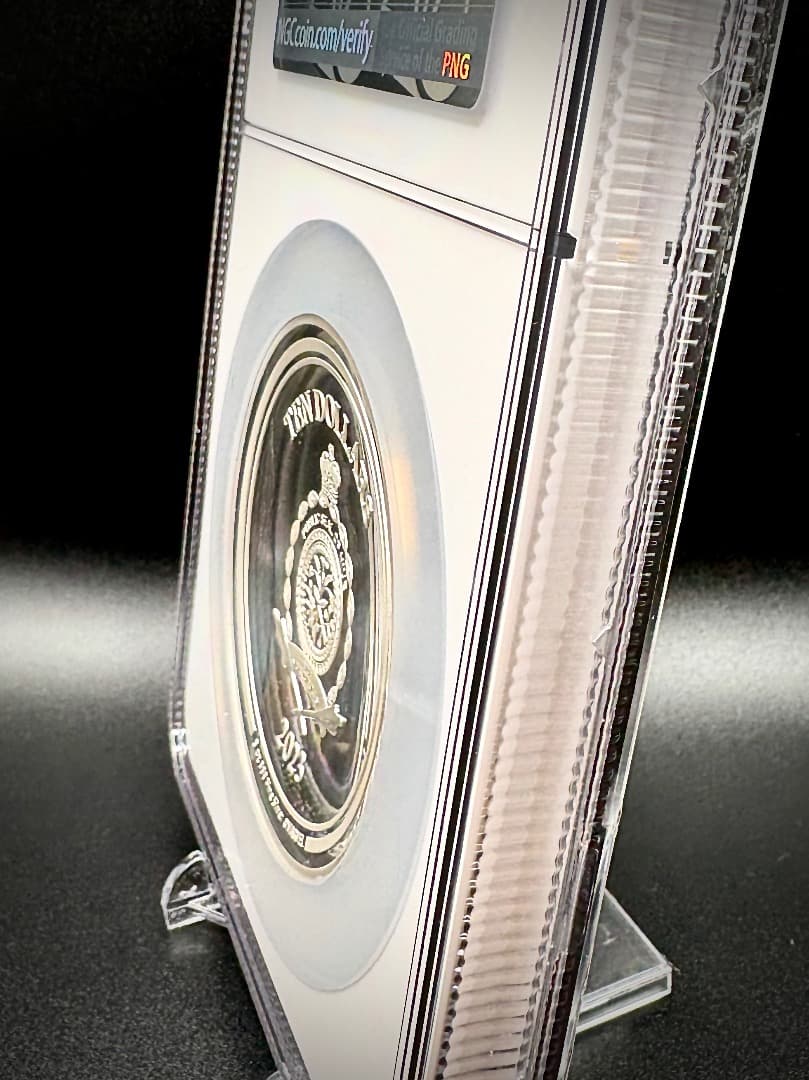 ★155g純銀★【最高鑑定】2023 キャプテンアメリカ 盾 3D銀貨