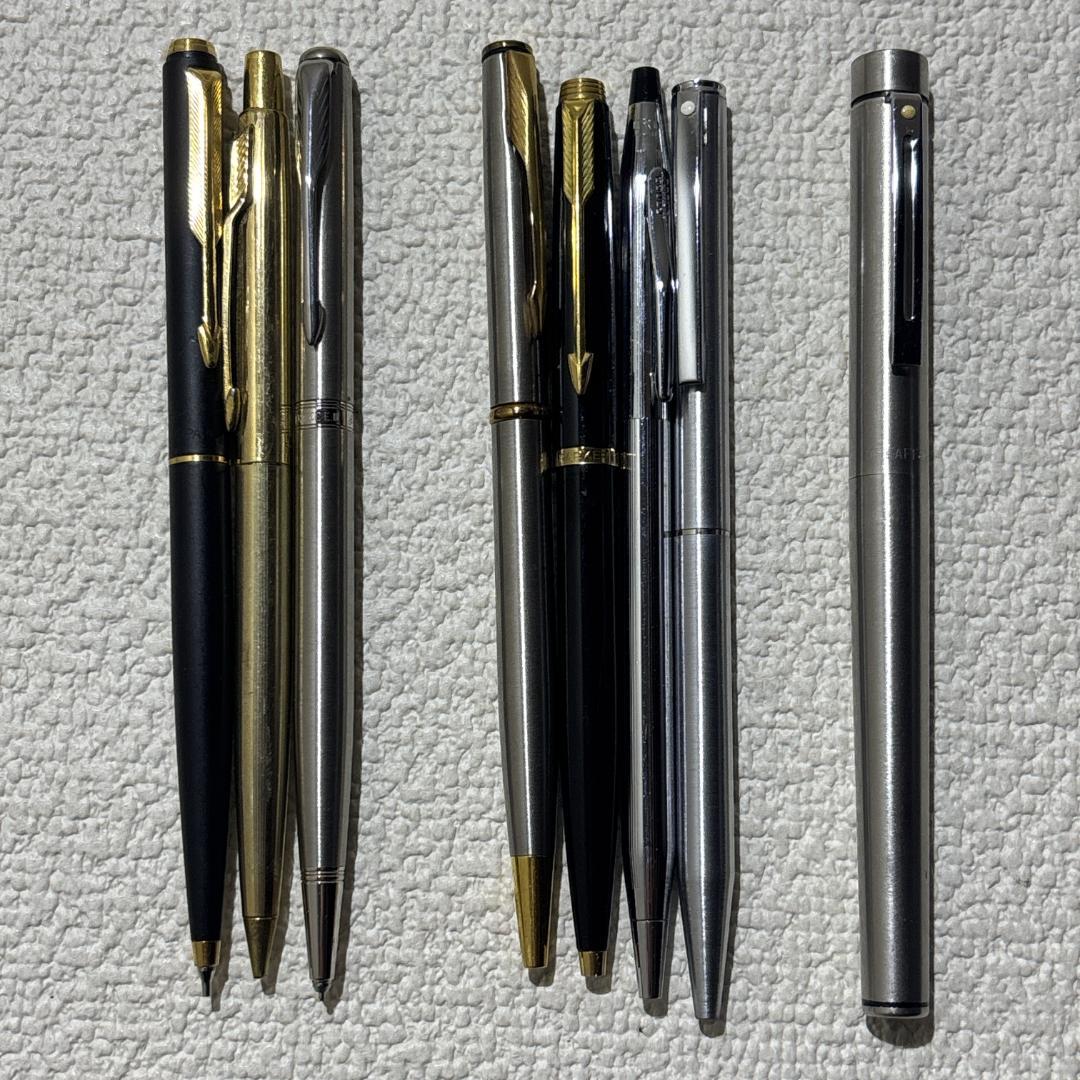 ★【現状販売】パーカー/クロス/シェーファー シャープペンシル/ボールペンセット