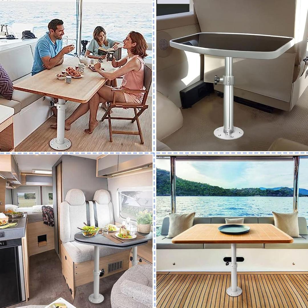 【開封・未使用】キャンピングカー テーブル 調節可能なテーブル 台座 伸縮式