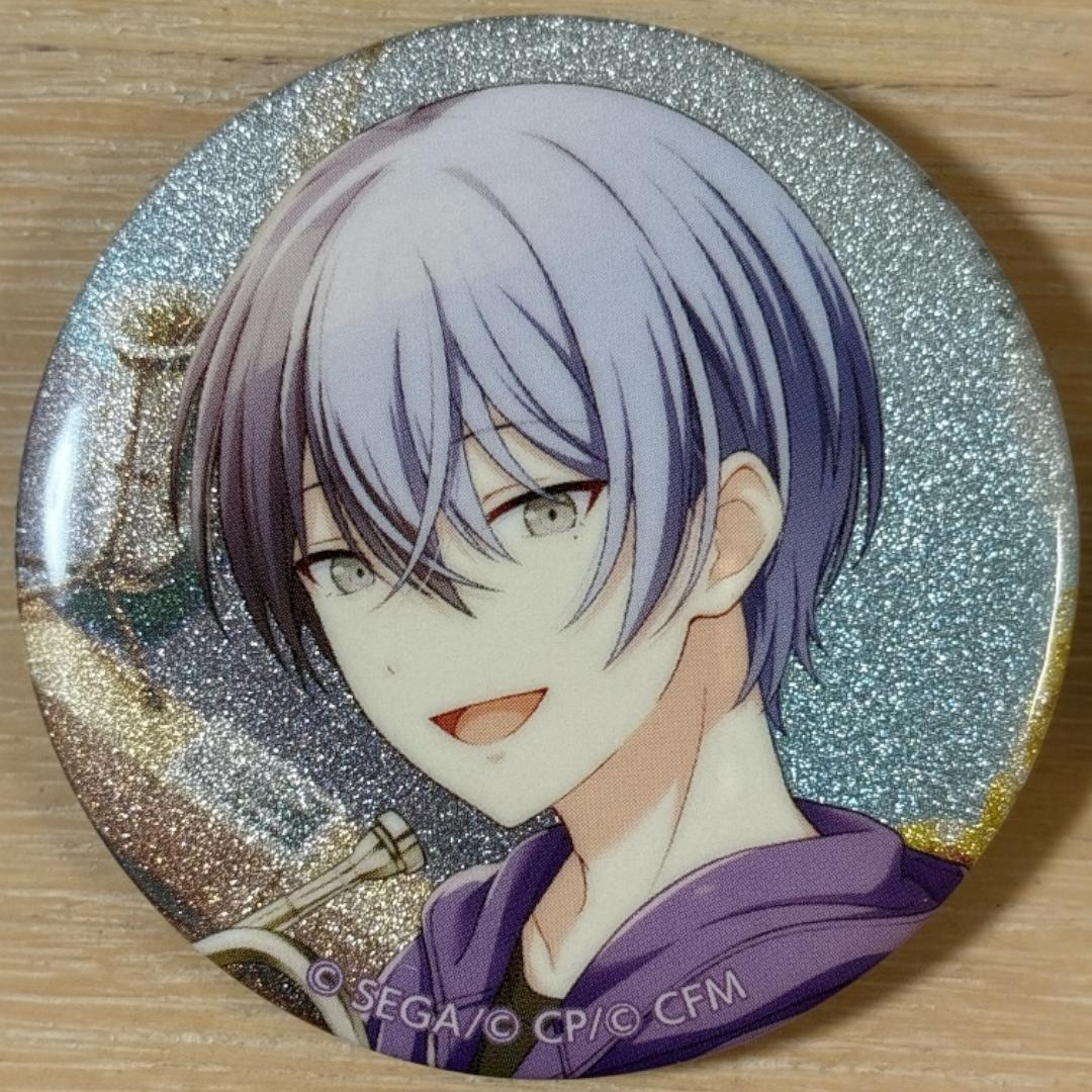 青柳冬弥 プロセカ グリッター缶バッジ 45B 10個