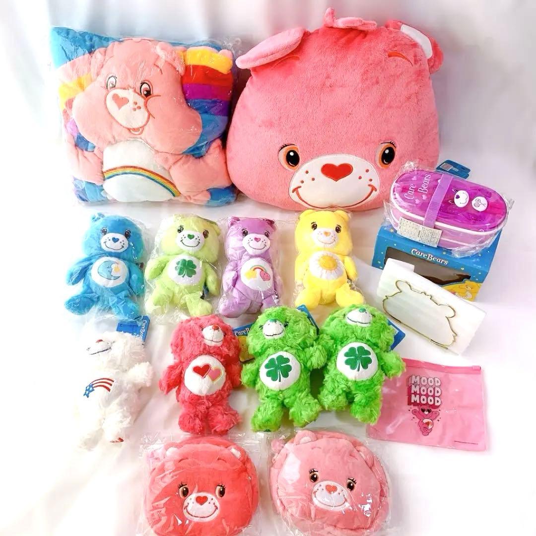 新品　平成　ケアベア　まとめ売り　クッション　ぬいぐるみ　ポーチ　弁当箱