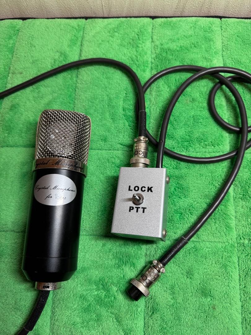 クリスタルマイク + LOCK PTTスイッチセット