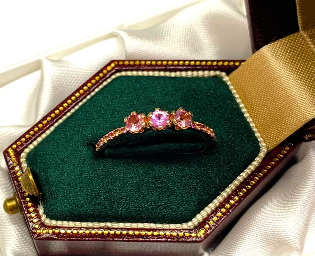 パーセルジュエリー レヴリ リング ピンクサファイア