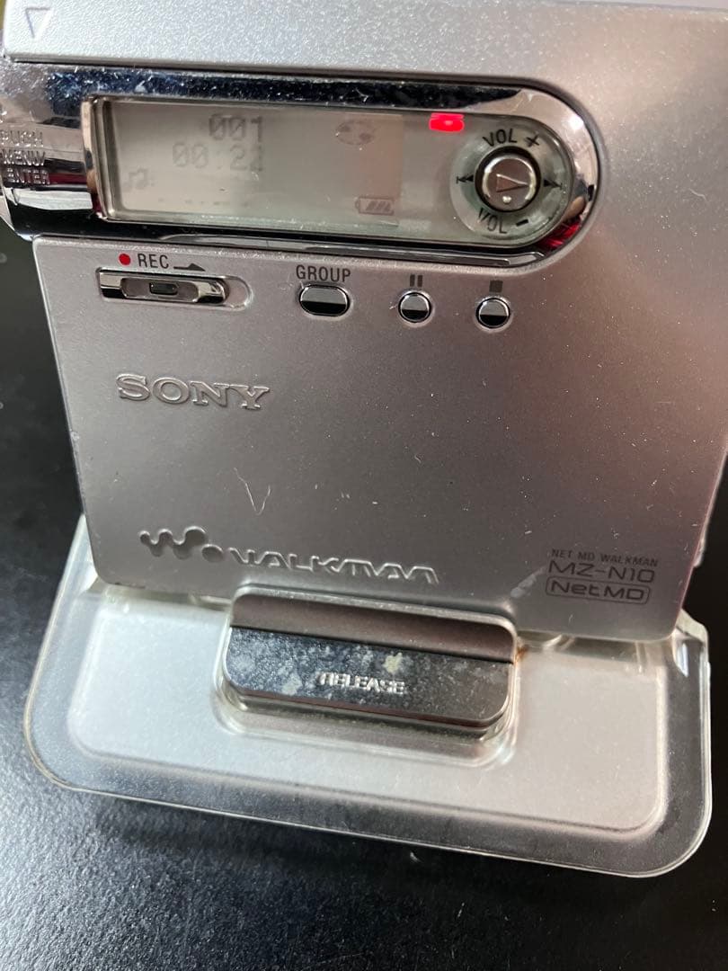 SONY MZ-N10ポータブルMDレコーダー プレーヤー充電器付