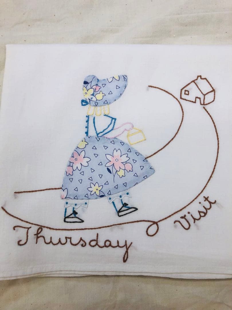 アメリカアンティーク　キッチンクロスSET