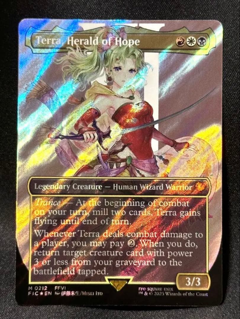 MTG 魔導の力を持つ少女、ティナ　サージfoil 英語 ファイナルファンタジー