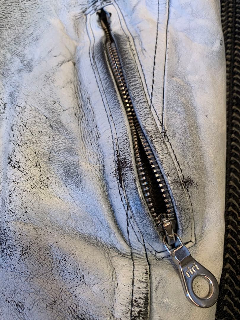 BACKLASH バックラッシュ 1577-01 牛革 シングルライダース XL