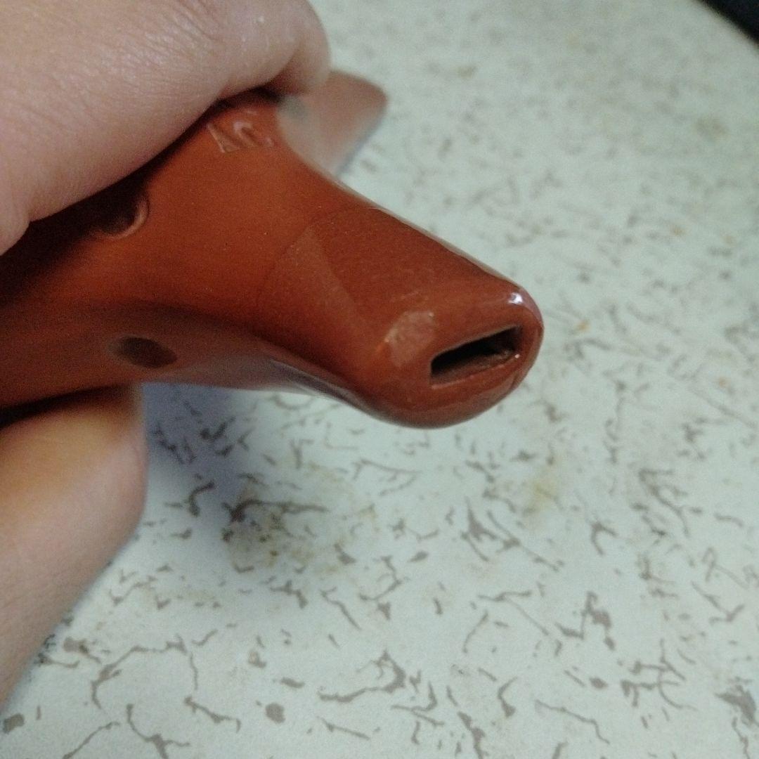 オカリナ　フォークリンク　テラコッタ　AC