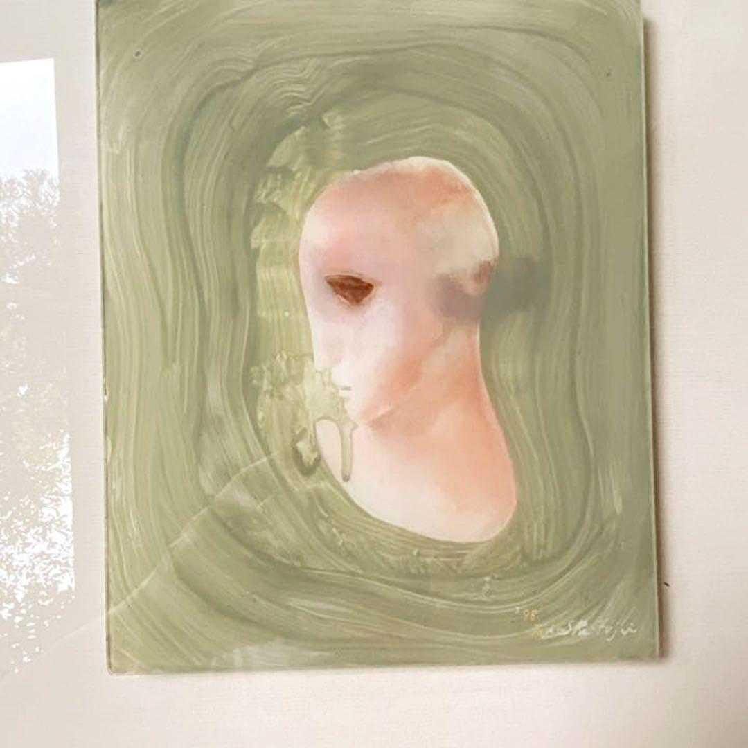 2120様感謝‼️涼‼️硝子の佳品藤井武「悠久のとき」肉筆作品　藤井武　春陽会