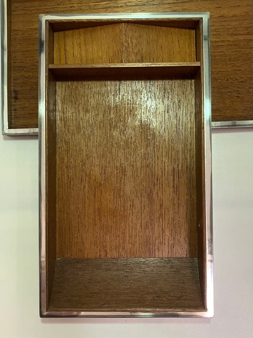 純銀宮本製 小物入れ 文箱 三桃の柄 306g