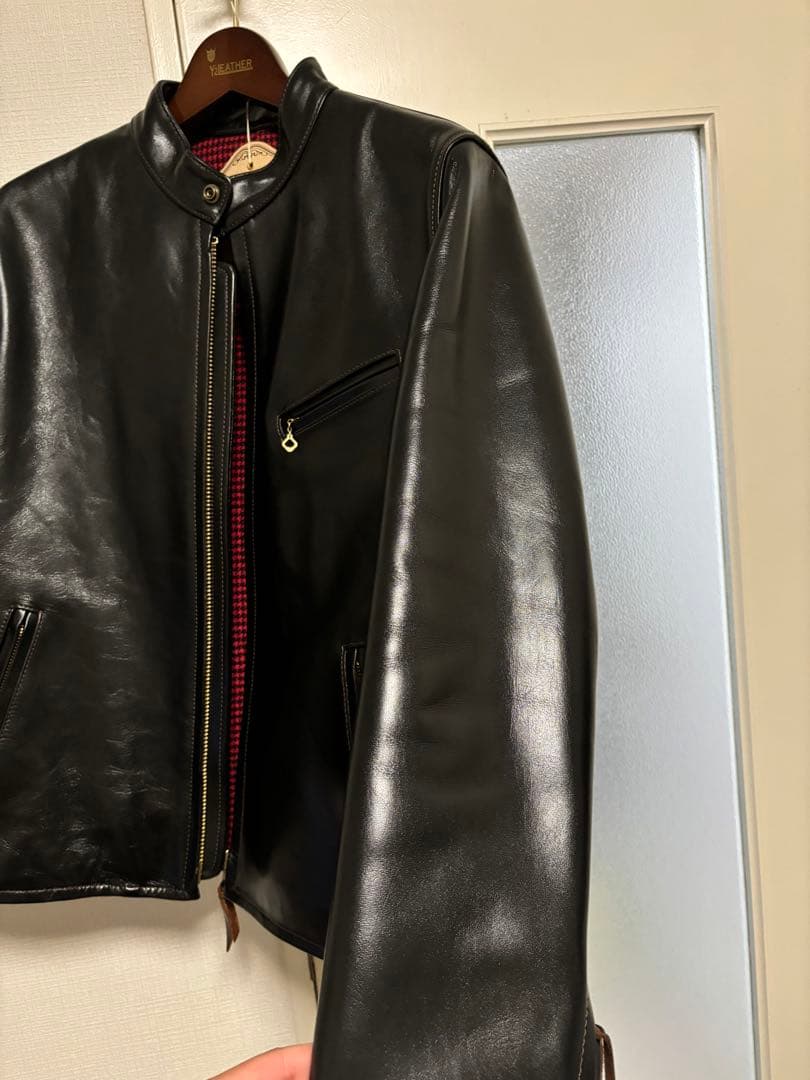 Y2LEATHER HR-41 シングルライダースジャケット 黒