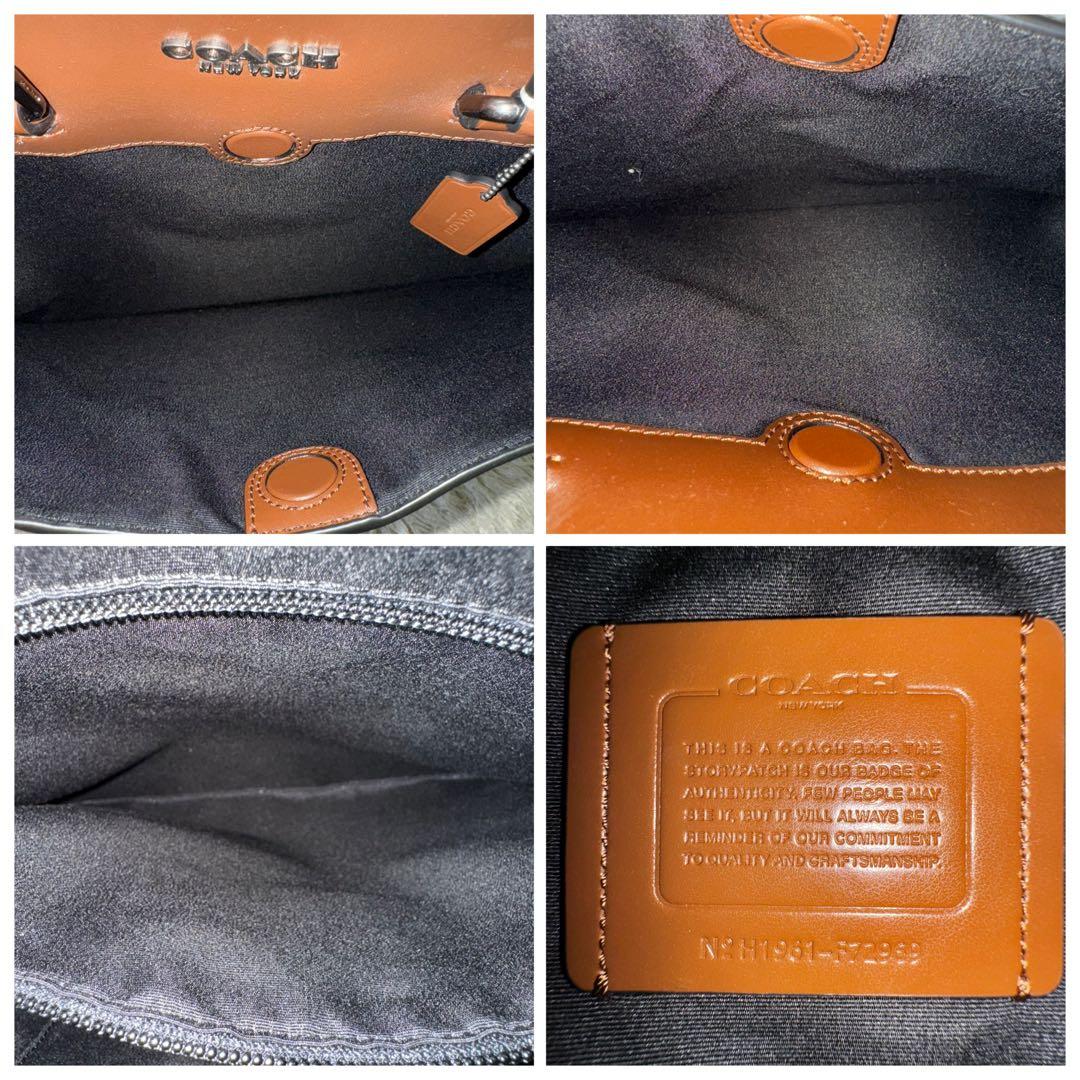 コーチ　ベケット　ポートフォリオ　スリム　ブリーフ　ビジネスバッグ　2way