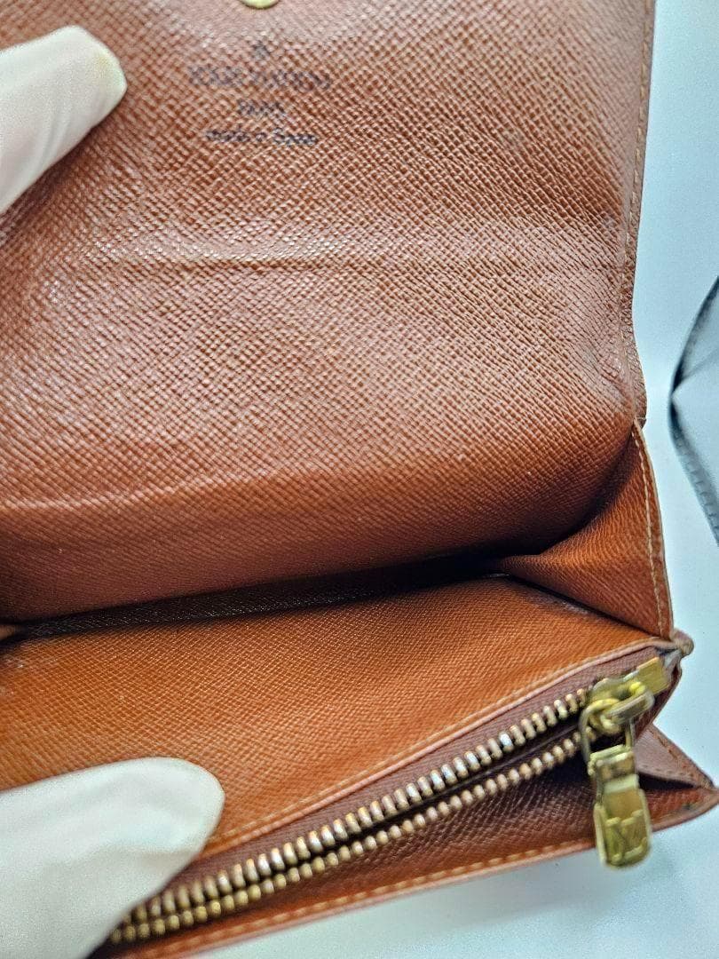 ルイヴィトン モノグラム ポルトモネ・ジップ 二つ折り財布 M61735