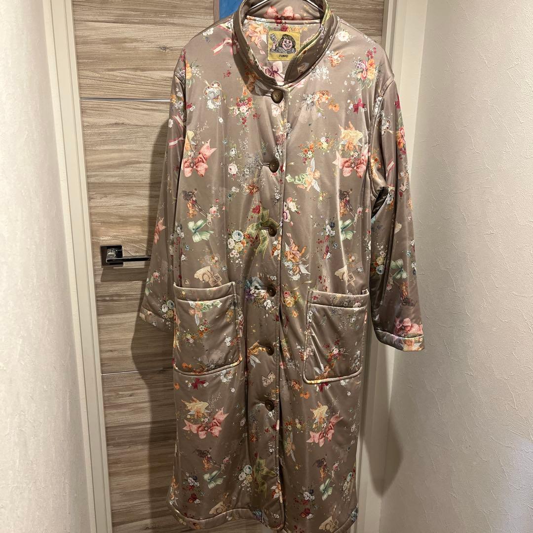 TUNIC 鴨居羊子 TUNIC ルームウェア　ロングガウン　天使柄