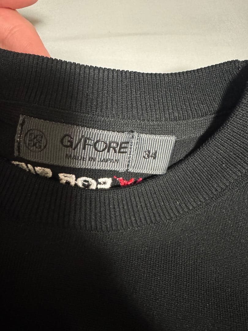 G/FORE ブラック セーター　サイズ34