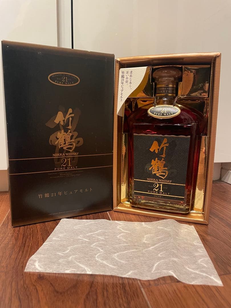 竹鶴21年　角瓶　古酒未開封