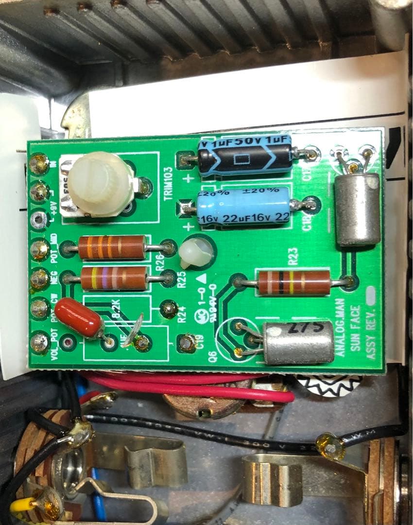 ギター ANALOG MAN SUN FACE NKT275 jimi hendrix