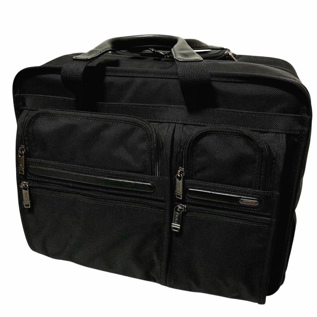 未使用級✨TUMIスーツケース3層 機内持ち込み可 26103DH マチ拡張 黒