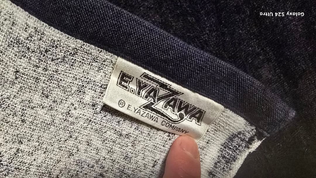 E.YAZAWA COMPANYロゴ タオル 黒地/白ロゴ 未使用