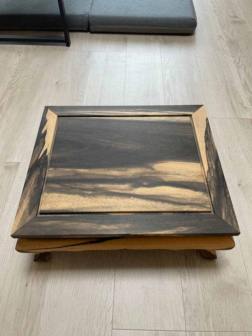 て*ち様 黒柿の木　台