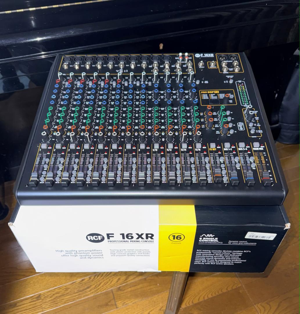 RCF F16XR 16chアナログミキサー USED保証有り