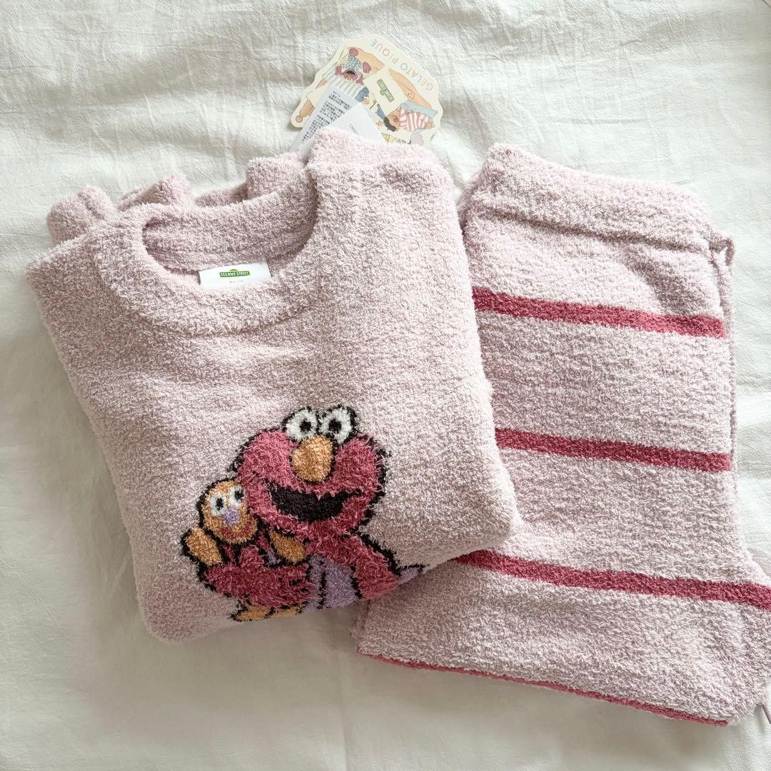 【新品未使用】gelato pique ジェラピケ　エルモ　セットアップ