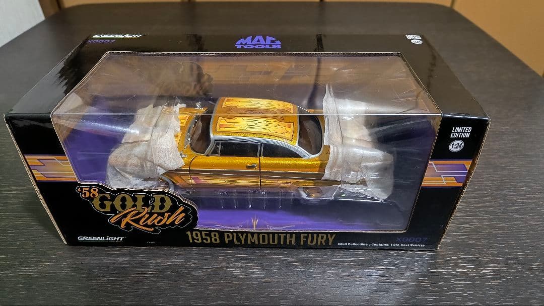 ミニカー MAC TOOLS/Greenlight 1958 Plymouth Fury