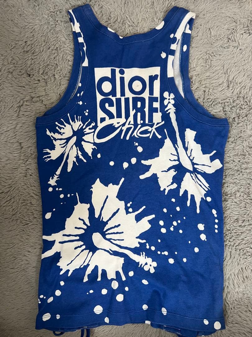 Christian Dior 花柄タンクトップ 36